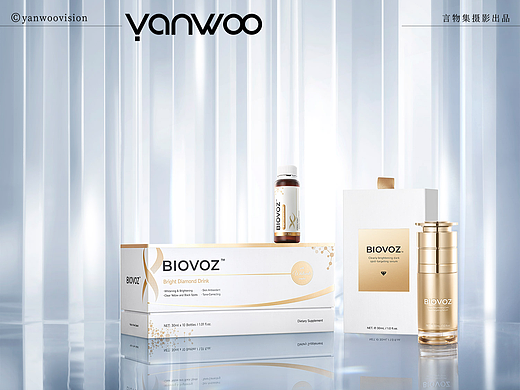 言物集 X BIOVOZ | 美白精华蛋白饮品钻石产品拍摄