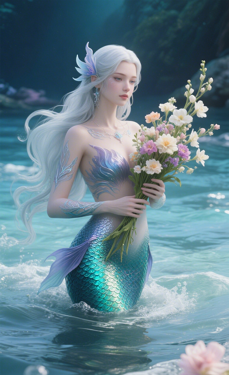 cg美人鱼（图ZMzkyMjQ0MTk2） - 单幅漫画 - 站酷设计师张继鹏155原创素材 - 站酷ZCOOL