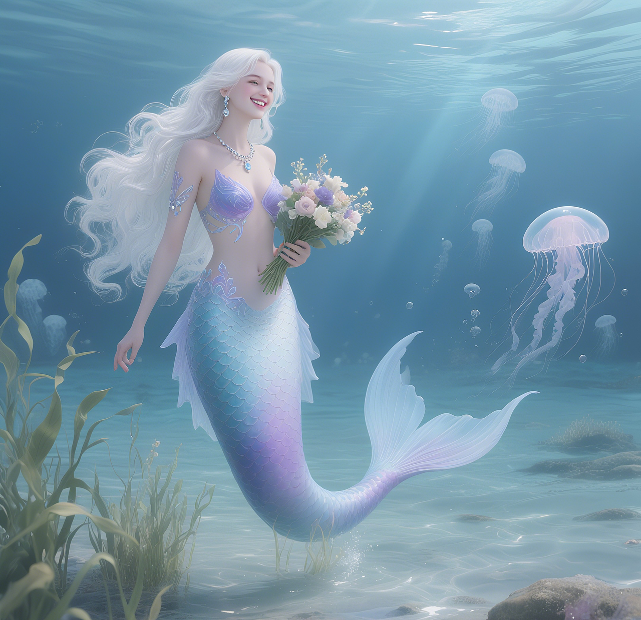 cg美人鱼（图ZMzkyMjQ0MTg0） - 单幅漫画 - 站酷设计师张继鹏155原创素材 - 站酷ZCOOL