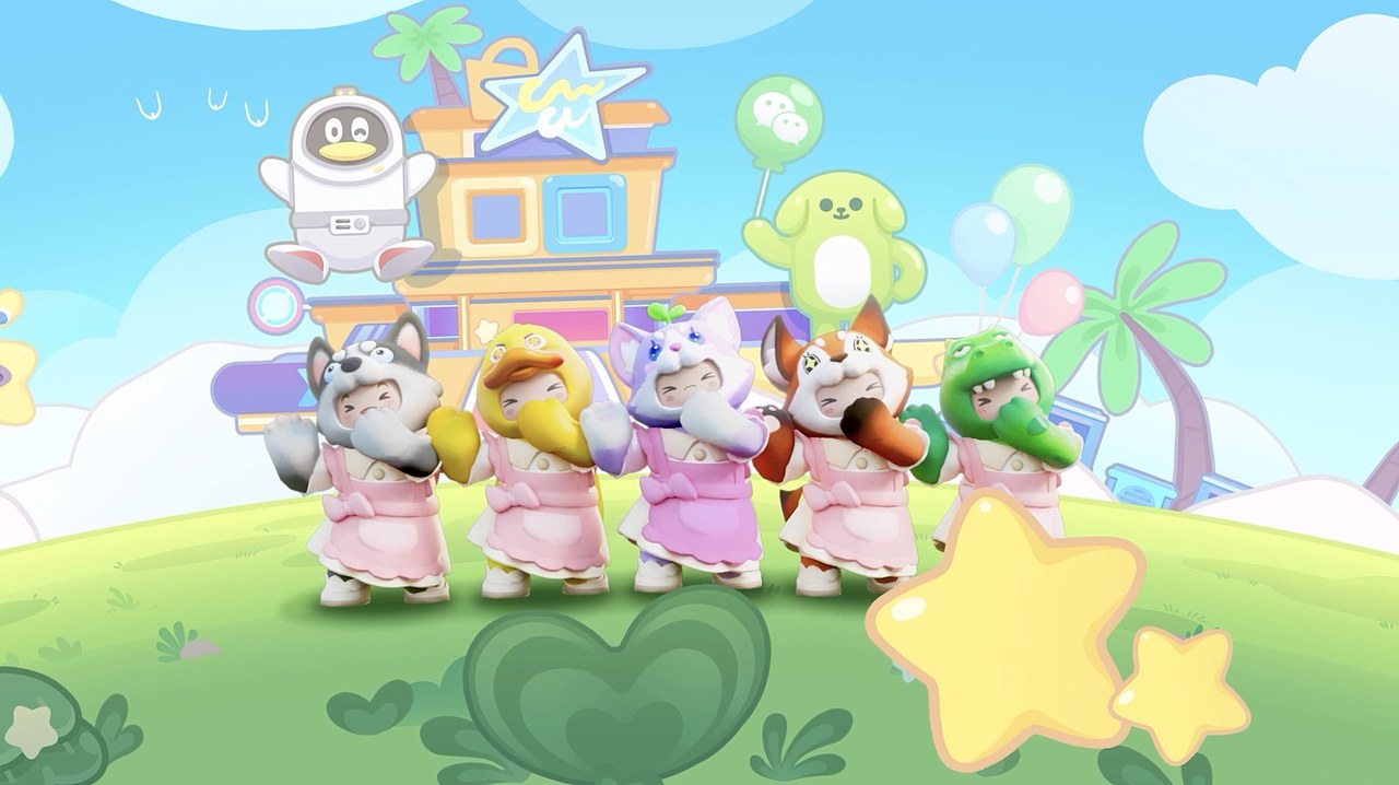 元梦之星喵喵节 一键换装舞蹈动画CG