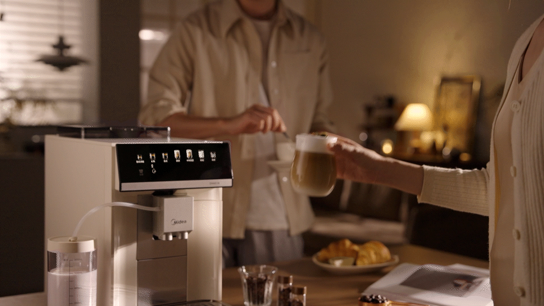 小学生x美的 鲜萃Pro全自动咖啡机产品广告案例分享