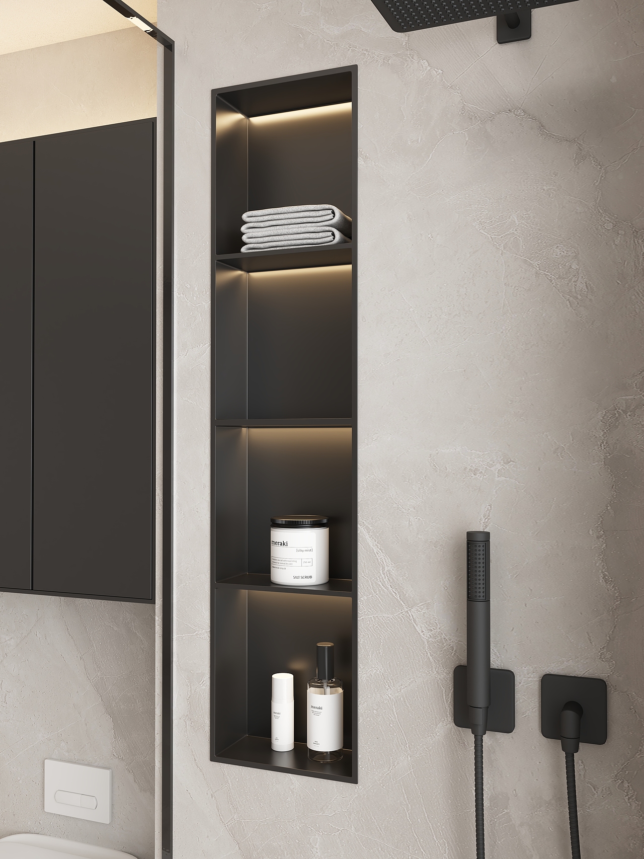 产品建模渲染-亚马逊/淘宝电商平台-壁龛