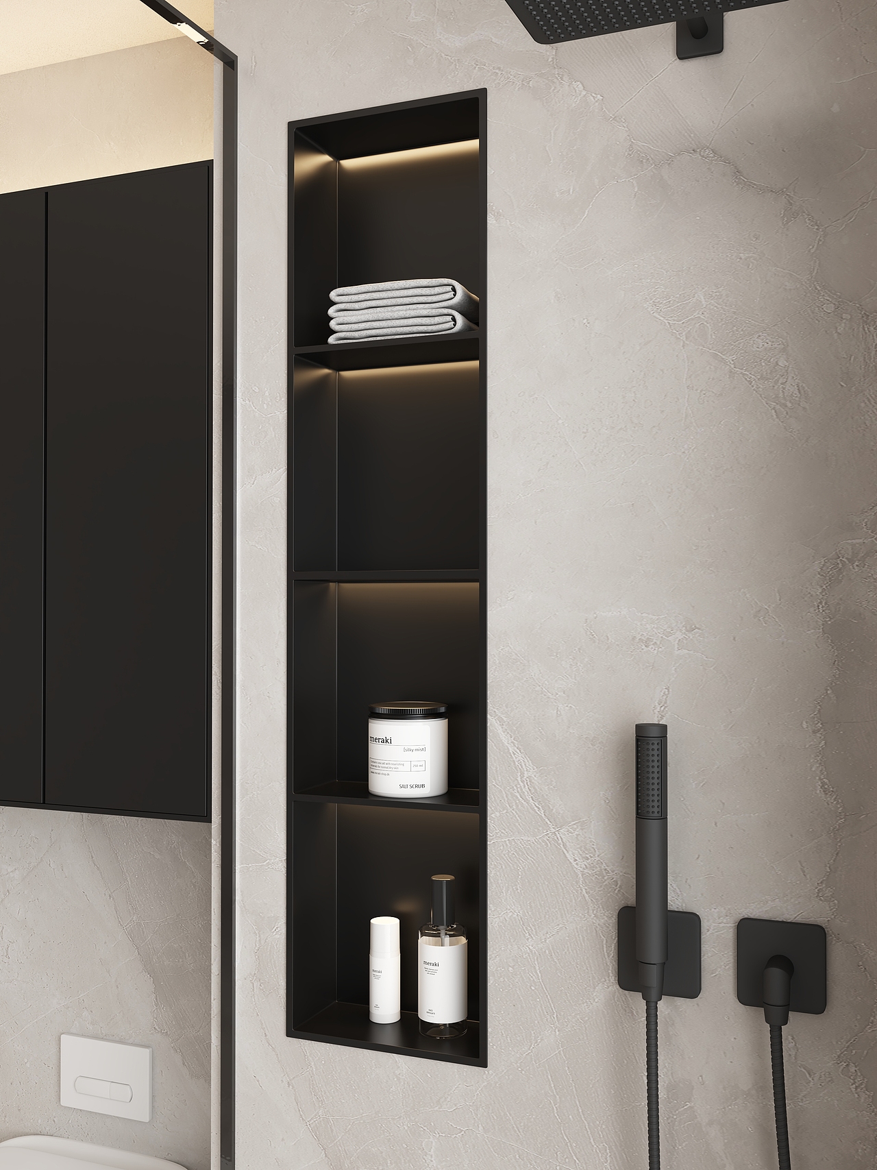 产品建模渲染-亚马逊/淘宝电商平台-壁龛