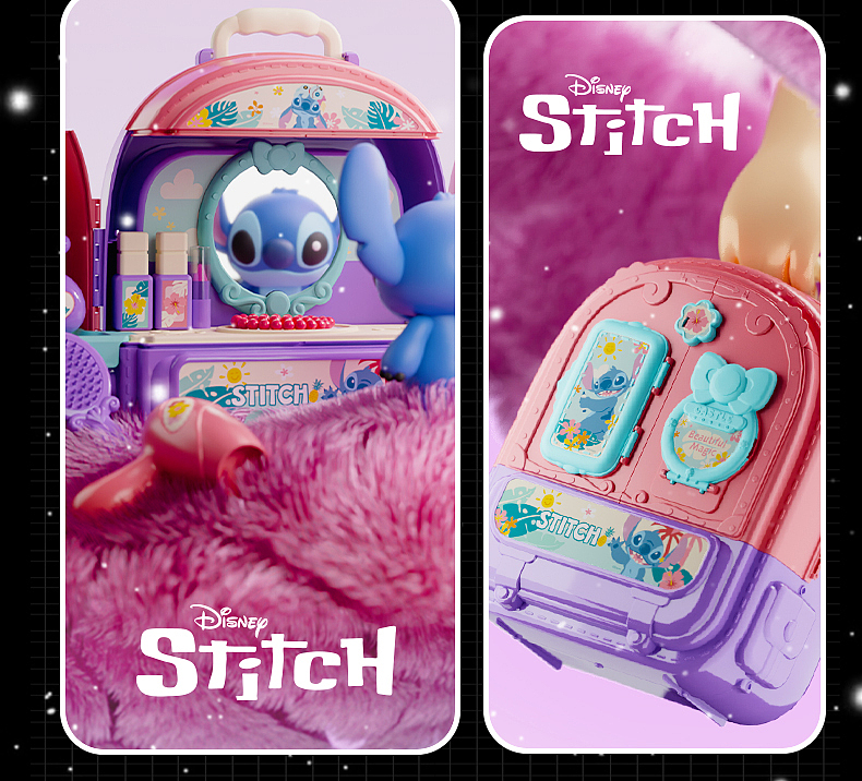 儿童玩具电商详情页 - 迪士尼化妆背包玩具