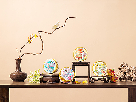 中式静物/香氛护手霜静物摄影/谢馥春/逆光者视觉
