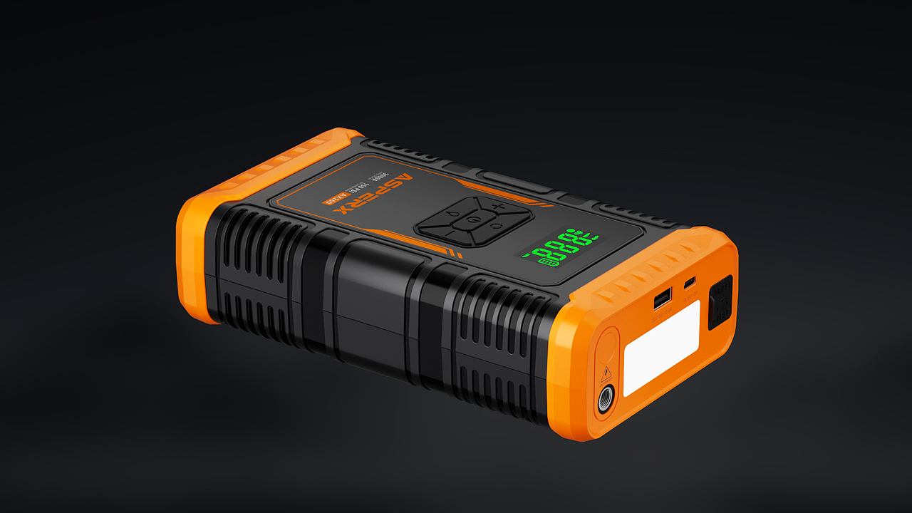 ASPERX 充气泵启动器 二合一视频渲染