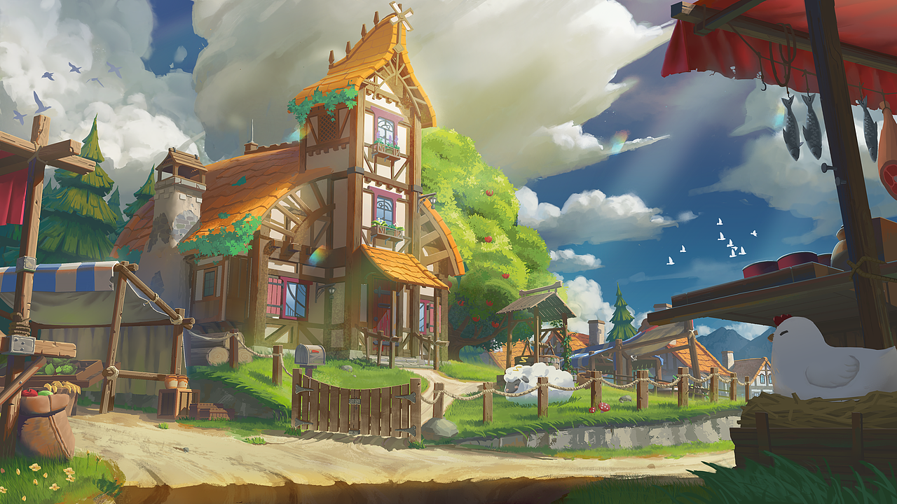 沙盒模拟建造项目（图ZMzkyMjY4MTY0） - 游戏原画 - 站酷设计师康达核原创素材 - 站酷ZCOOL