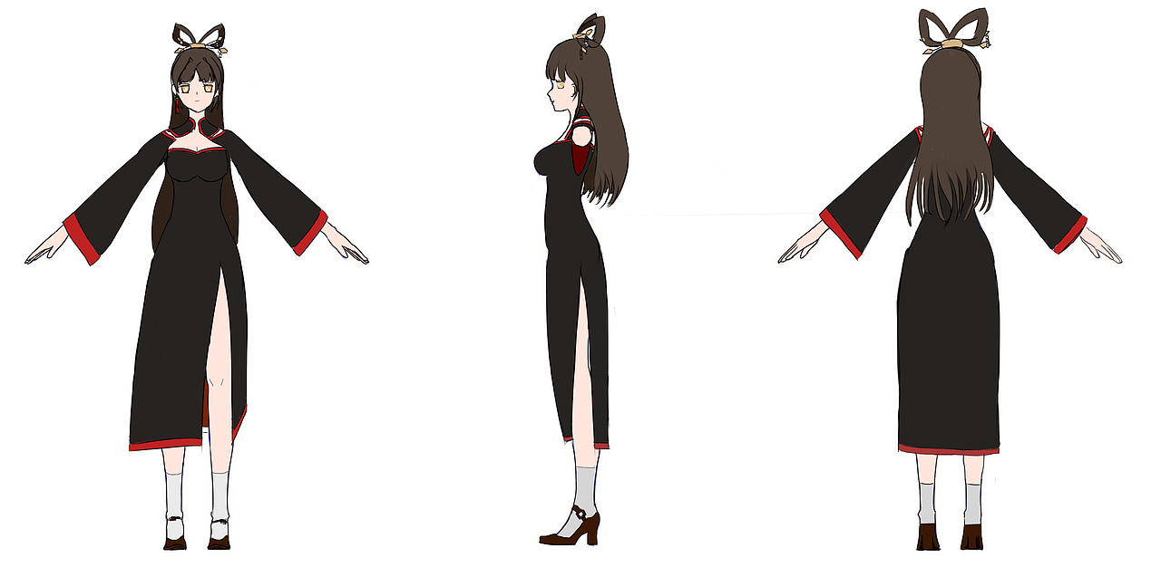 ip形象设计-国风少女苏绮梦