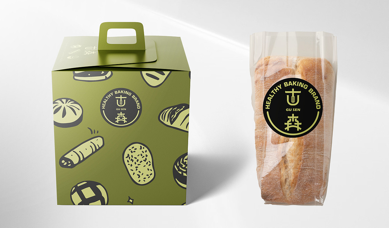 古森烘焙 | 严选健康食材（图ZMzkyMjcyNDMy） - Logo - 站酷设计师鑫动不如行动原创素材 - 站酷ZCOOL