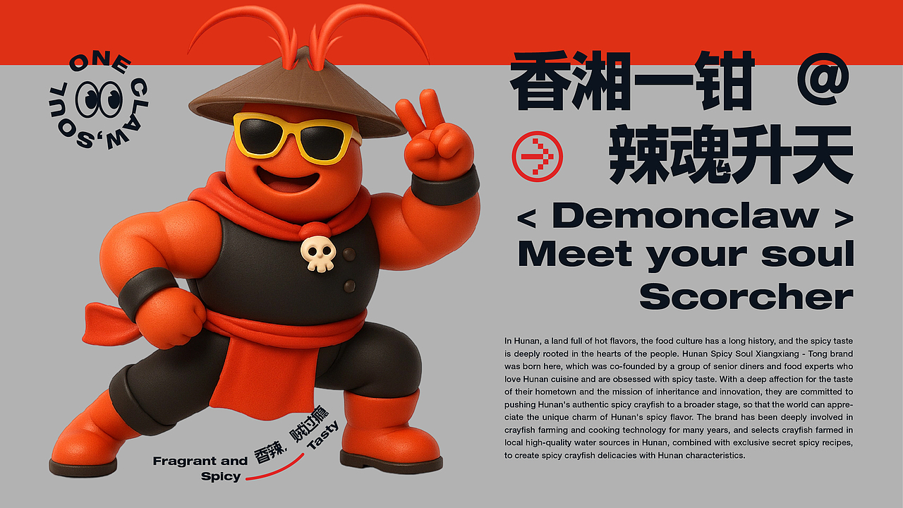 香魔钳龙虾品牌设计