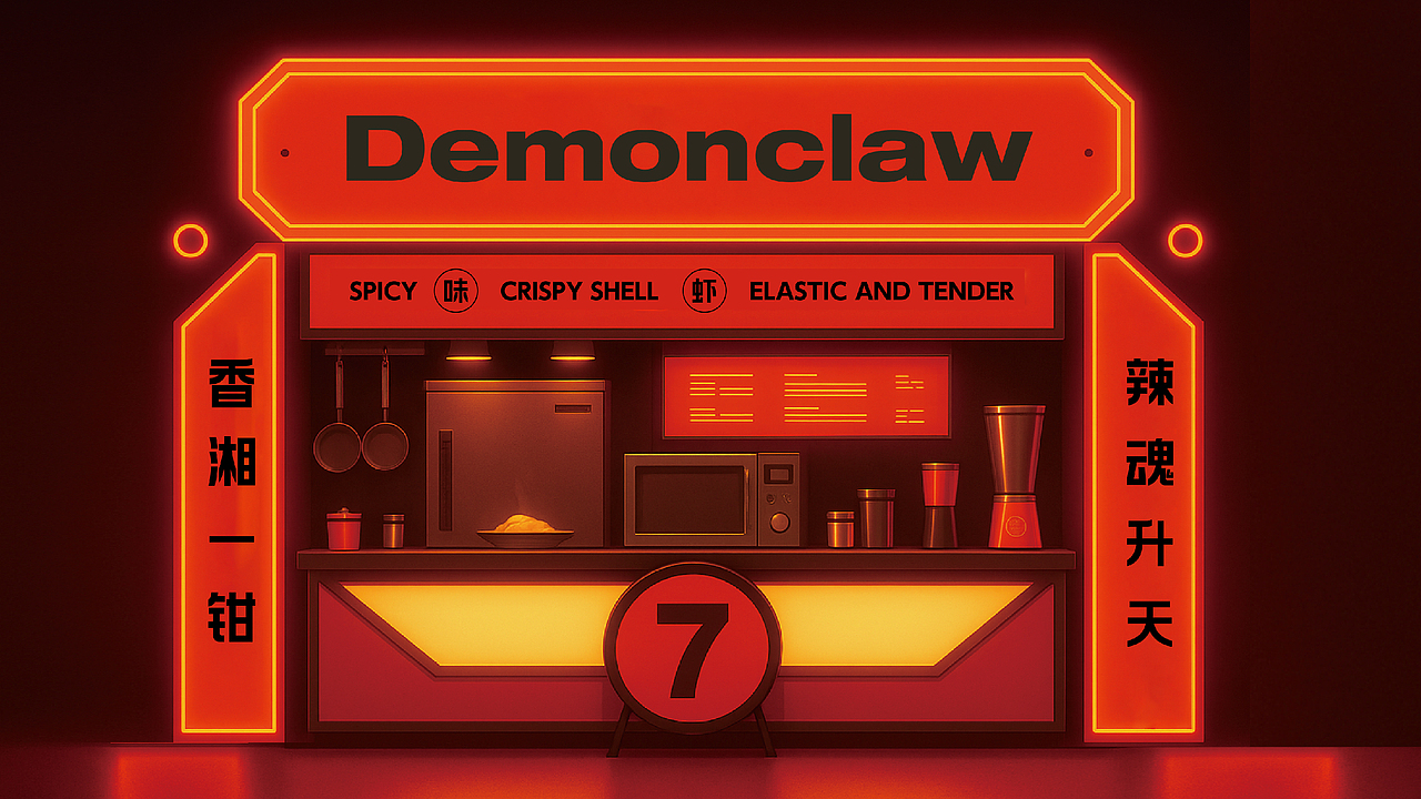 香魔钳龙虾品牌设计