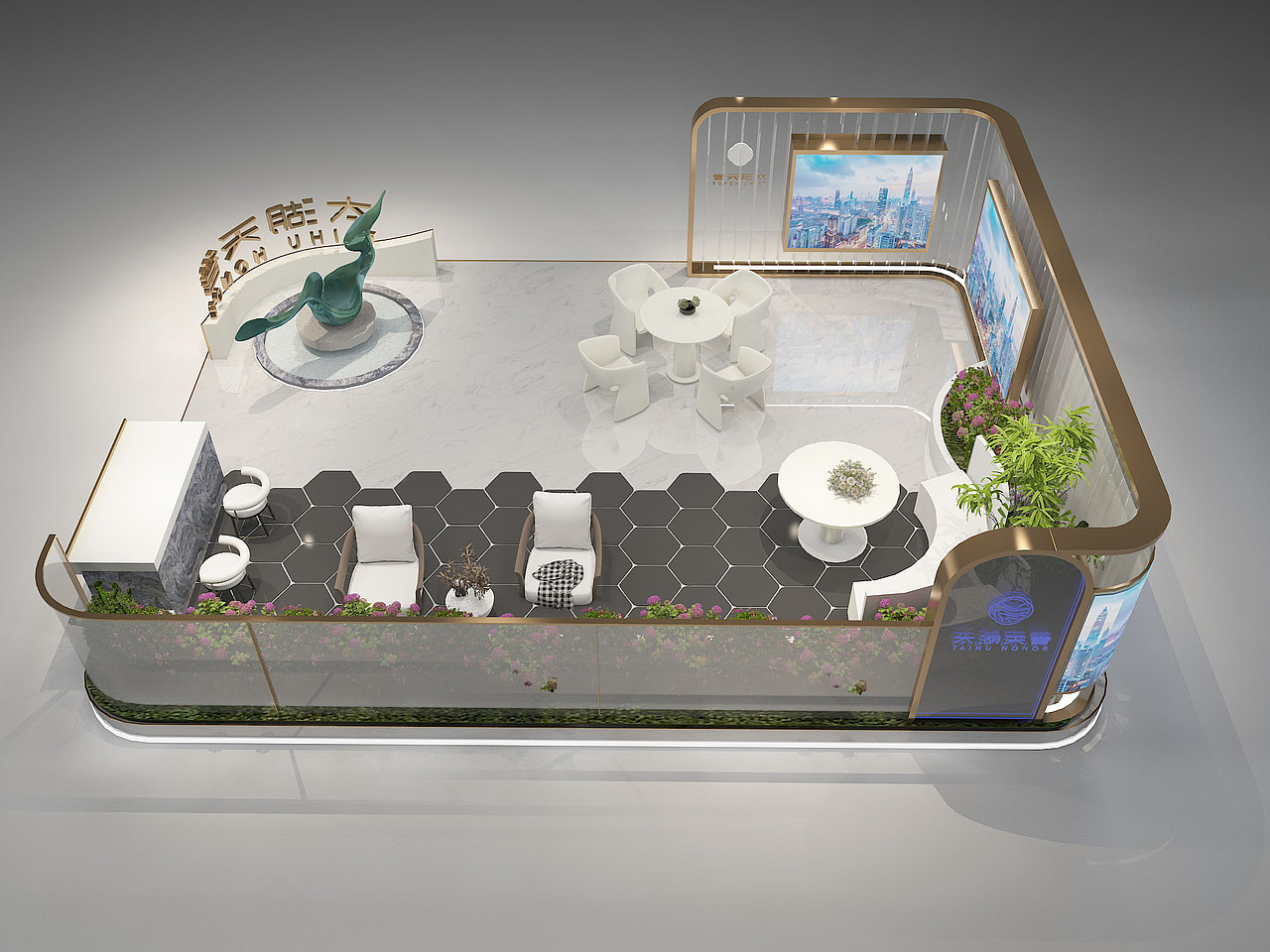 【空间设计分享】太湖天誉展示空间设计揭秘