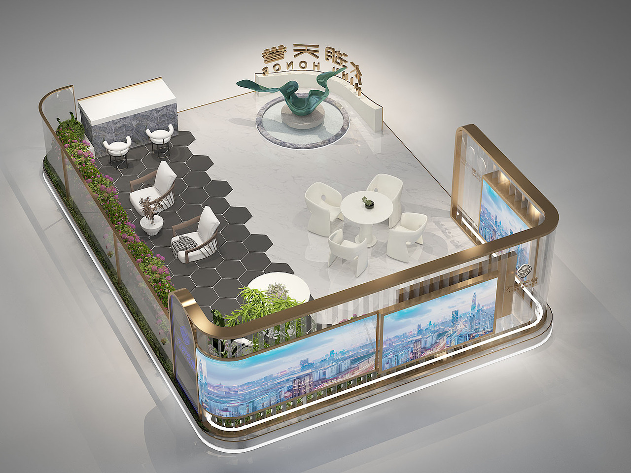 【空间设计分享】太湖天誉展示空间设计揭秘