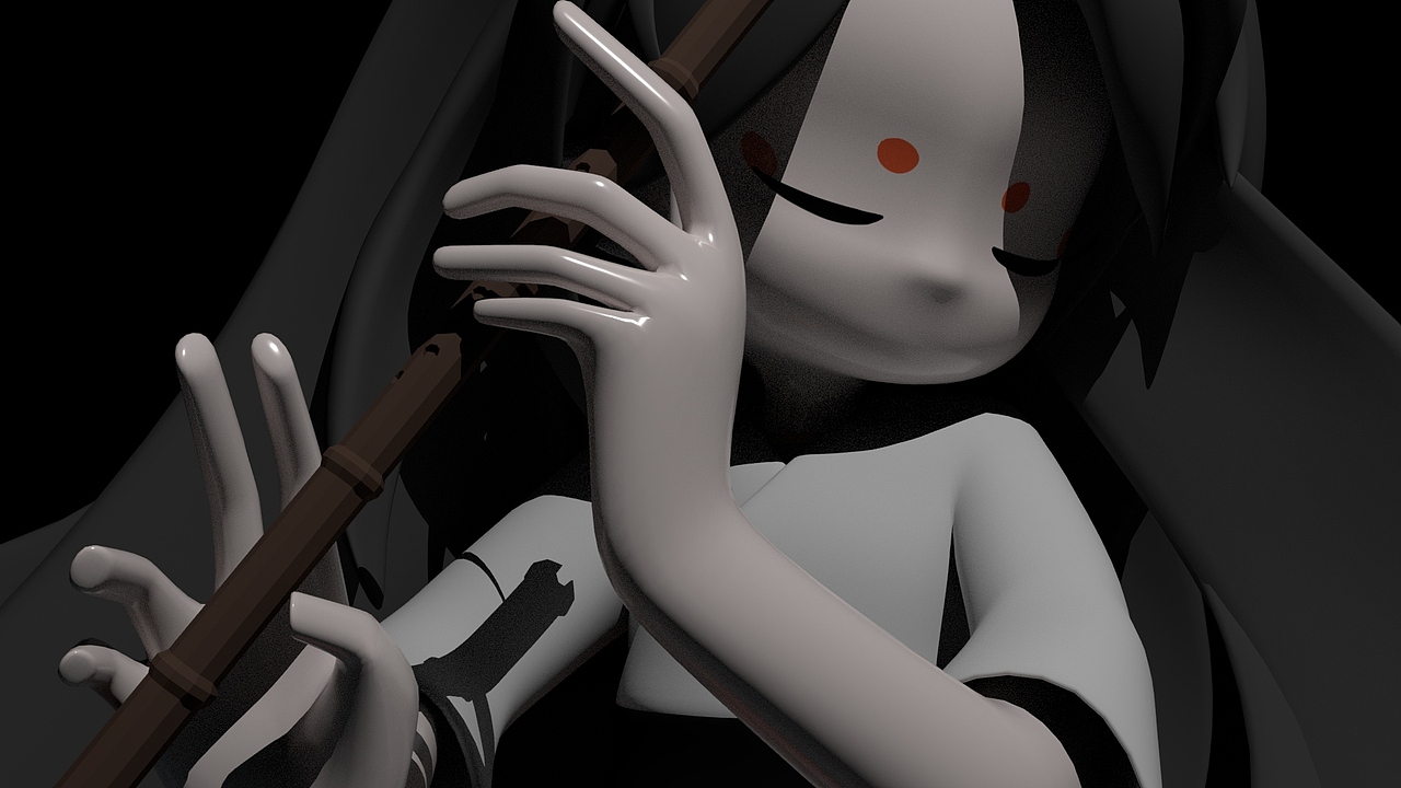 【九歌·山鬼】潮玩IP设计|3D建模