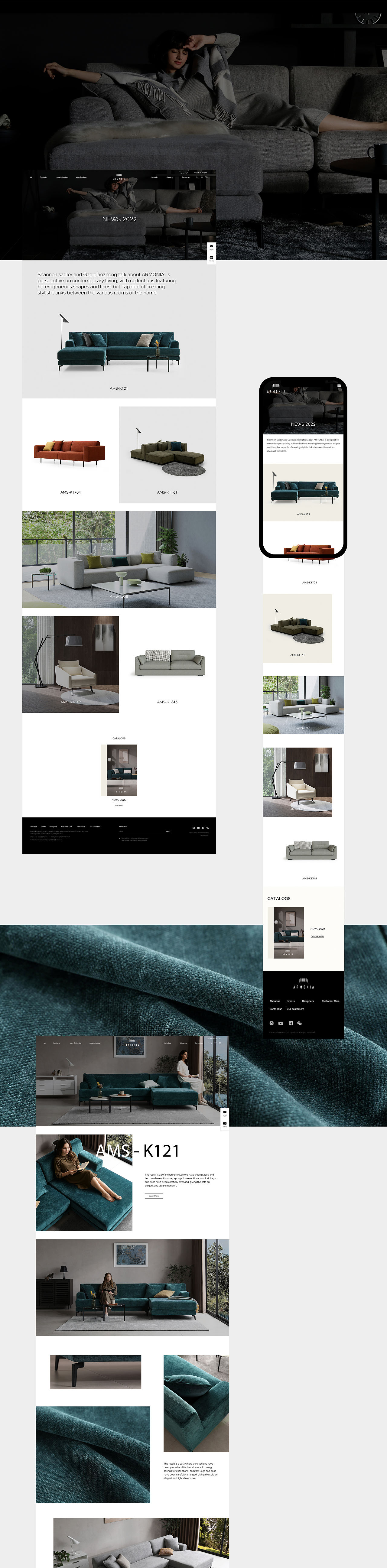 跨境电商-ARMONIA 海外独立站设计（图ZMzkyMjkzOTQ0） - 电商 - 站酷设计师GT_STUDIO原创素材 - 站酷ZCOOL