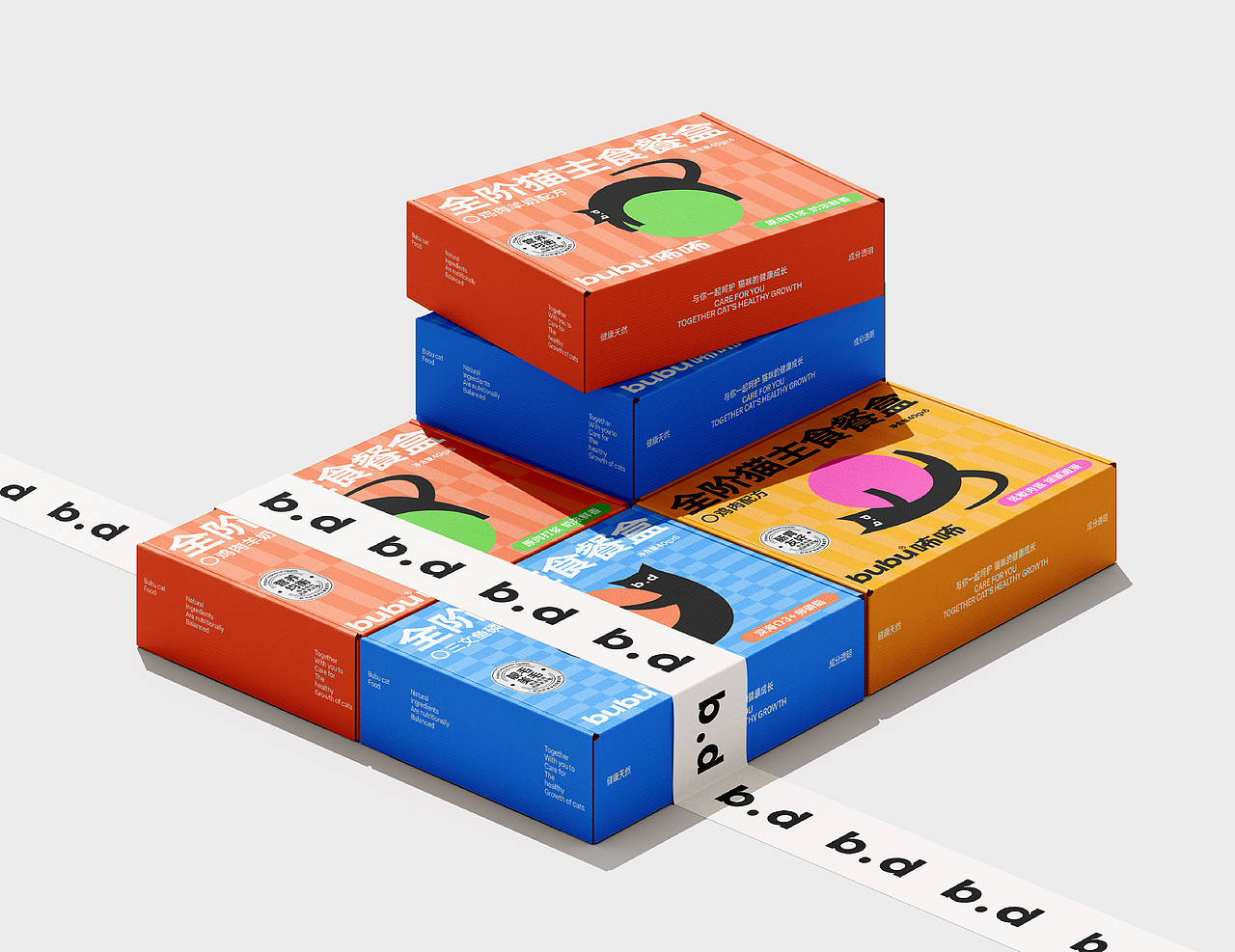 BUBU咘咘-宠物猫粮品牌设计|包装设计