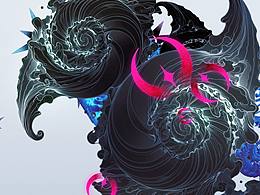插畫～黑夢(mèng)