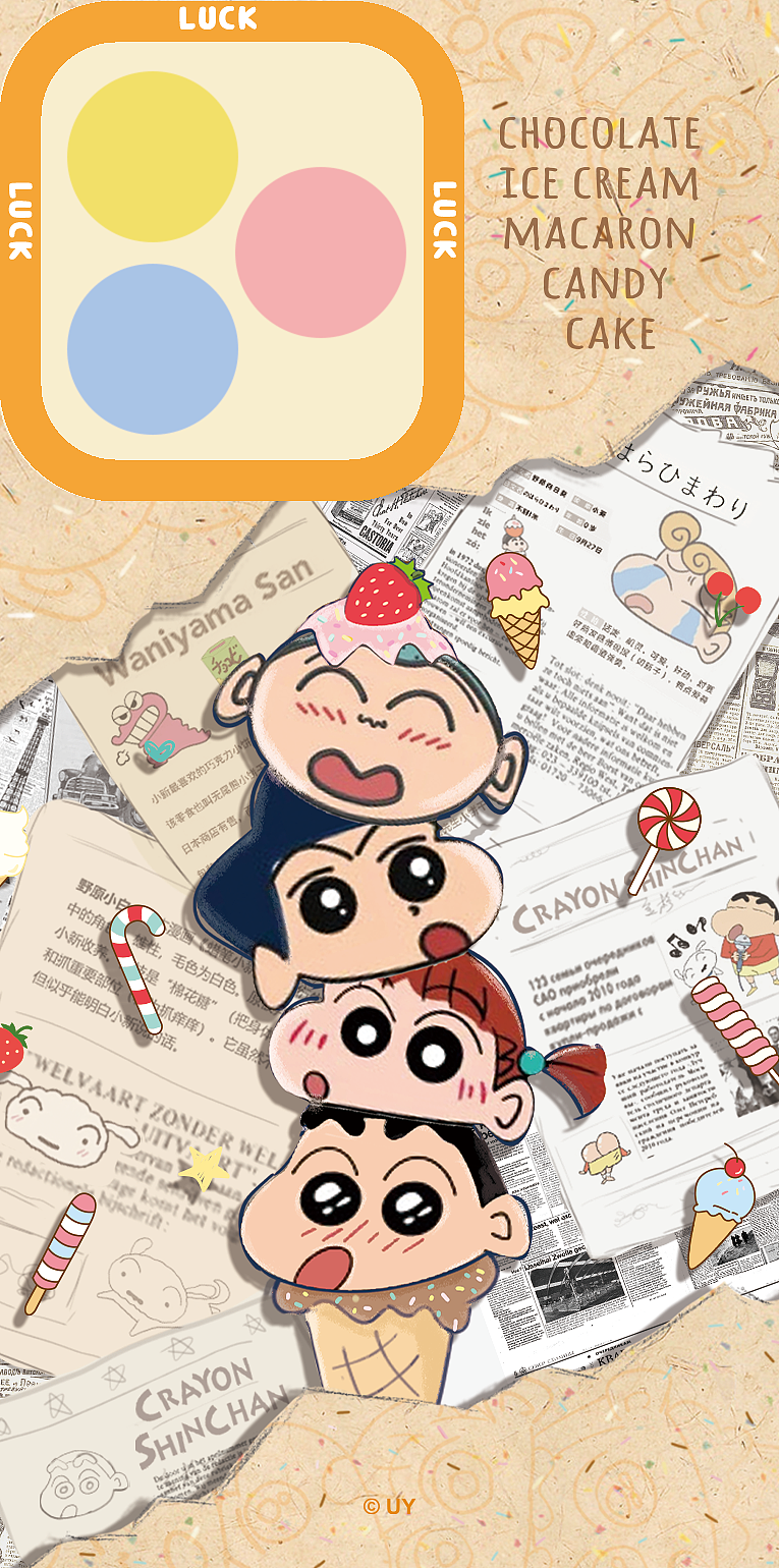 蜡笔小新手机壳插画设计(3)