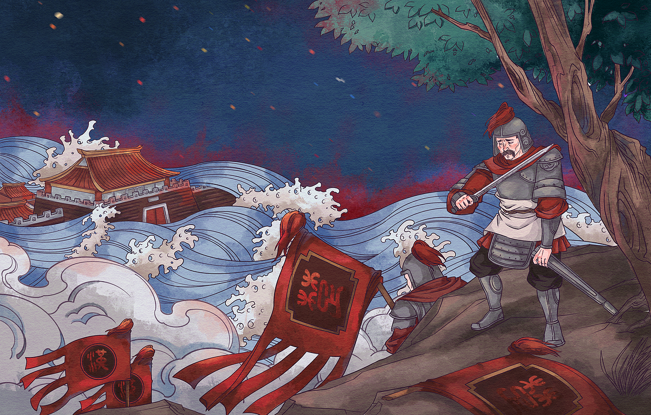 《三十六计》系列插画赏析（已商用）（图ZMzkyMzAxMDA0） - 商业插画 - 站酷设计师多何原创素材 - 站酷ZCOOL