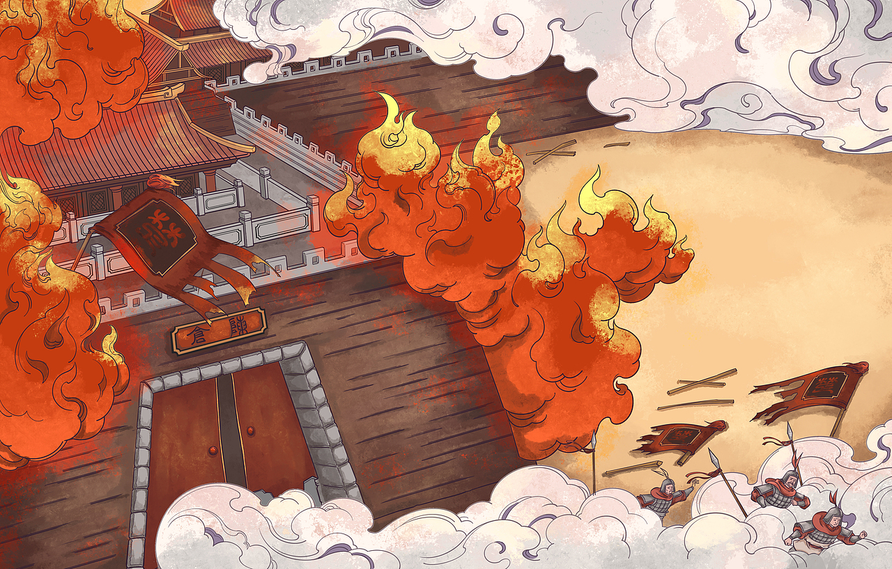 《三十六计》系列插画赏析（已商用）（图ZMzkyMzAxMDE2） - 商业插画 - 站酷设计师多何原创素材 - 站酷ZCOOL