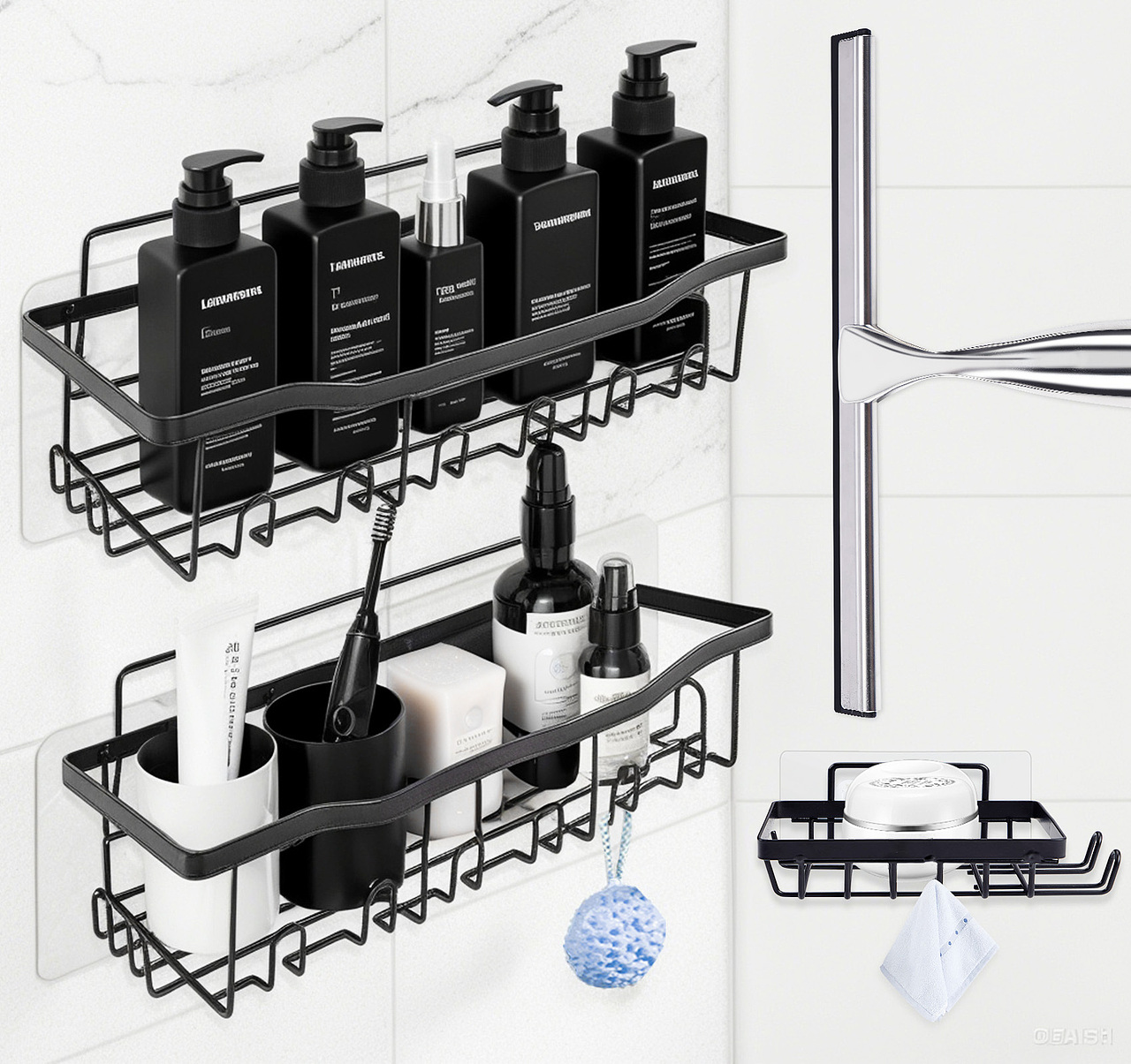 亚马逊浴室架主图案例分享