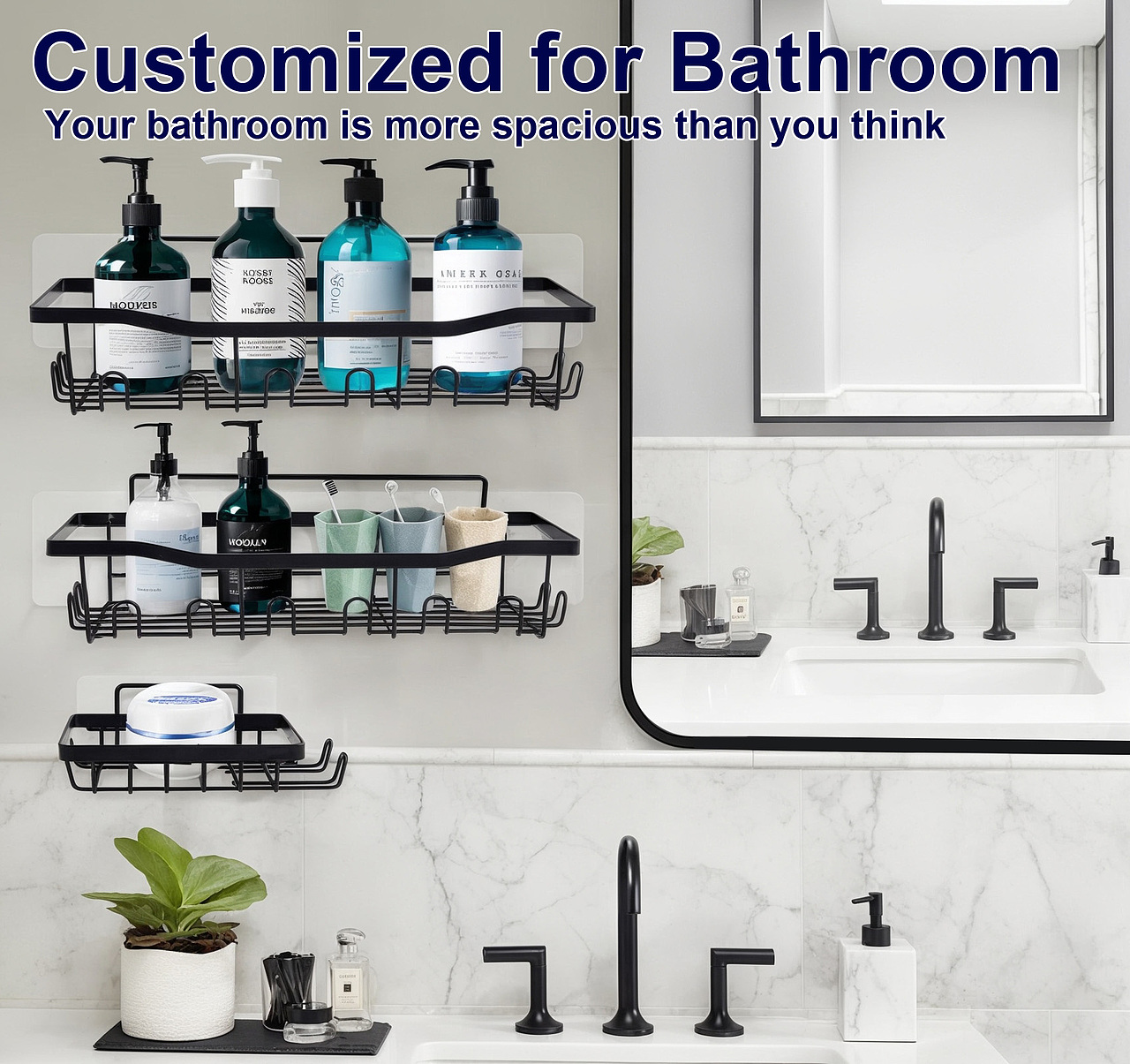 亚马逊浴室架主图案例分享