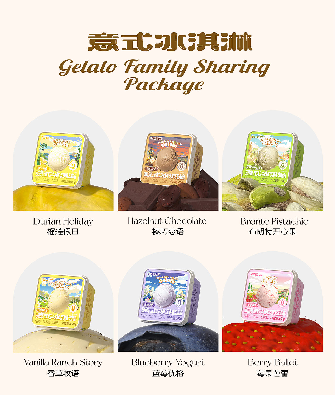 Gelato意式冰淇淋包装设计｜吉拉兜（图ZMzkyMzA2NzAw） - 包装 - 站酷设计师SayMeow免贵姓猫原创素材 - 站酷ZCOOL