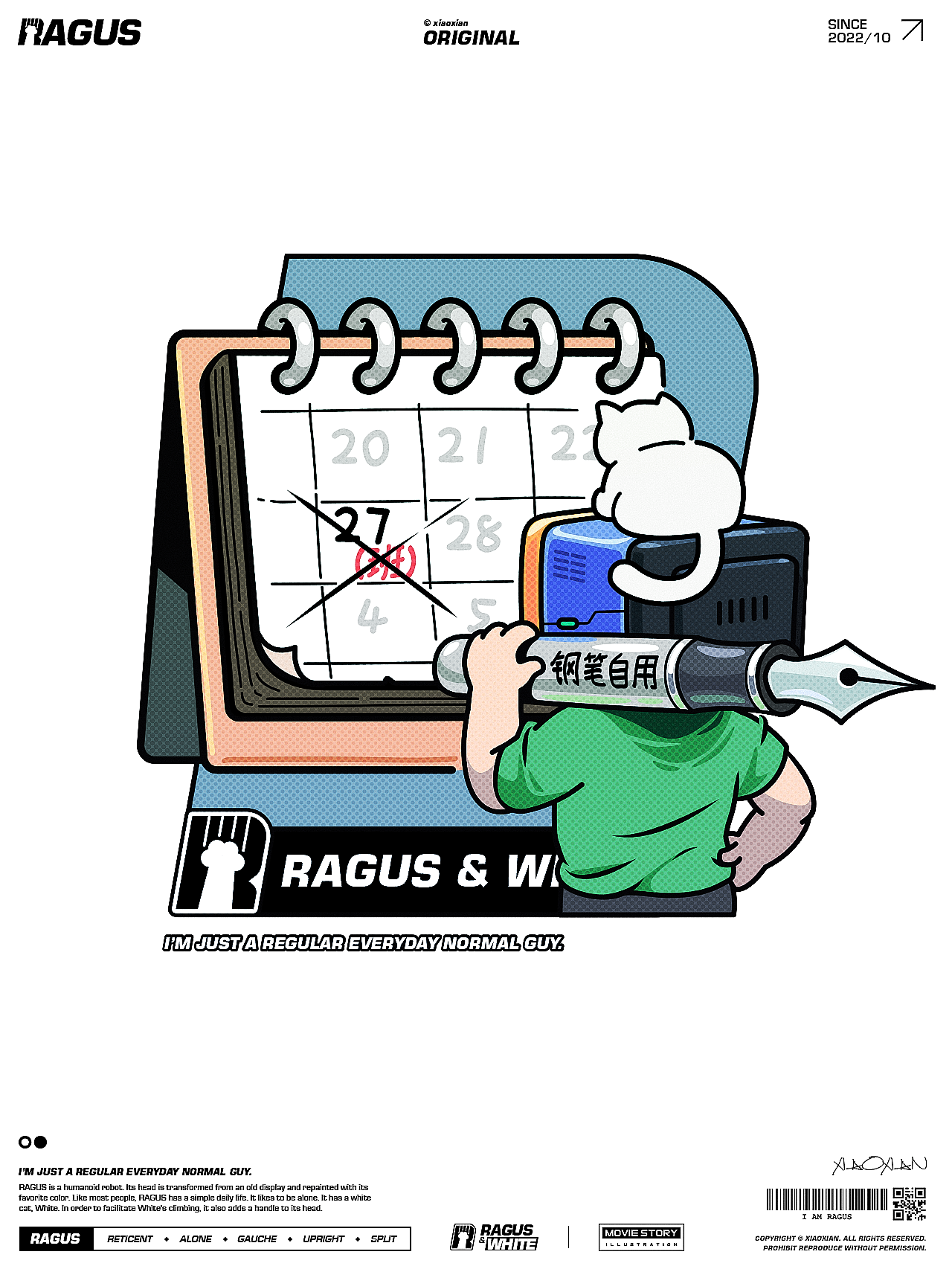 潮玩 | RAGUS & WHITE(图ZMzkyMzEwNzg0) - 手办/模玩 - 站酷设计师xiaoxian原创素材 - 站酷ZCOOL