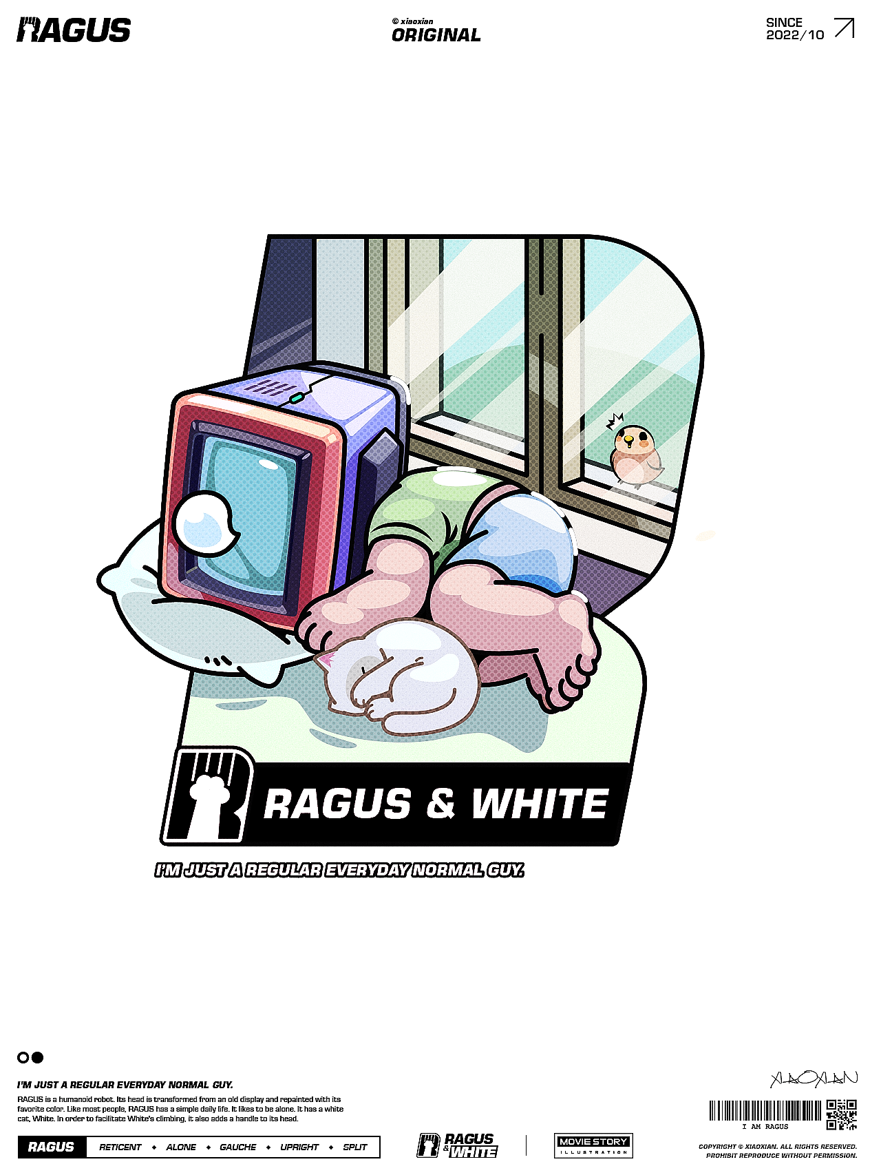 潮玩 | RAGUS & WHITE_xiaoxian-站酷ZCOOL
