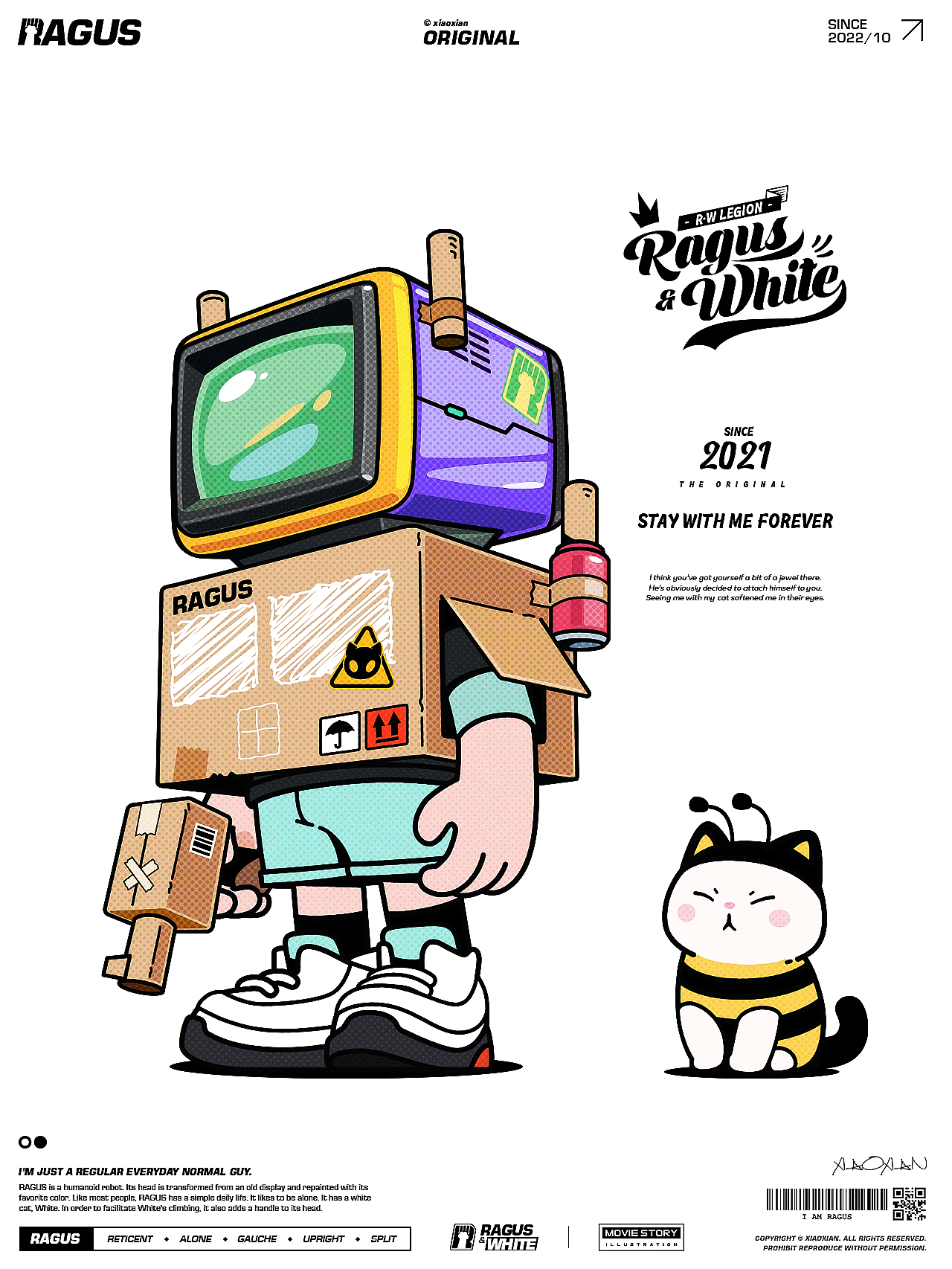 潮玩 | RAGUS & WHITE(图ZMzkyMzExMDAw) - 手办/模玩 - 站酷设计师xiaoxian原创素材 - 站酷ZCOOL