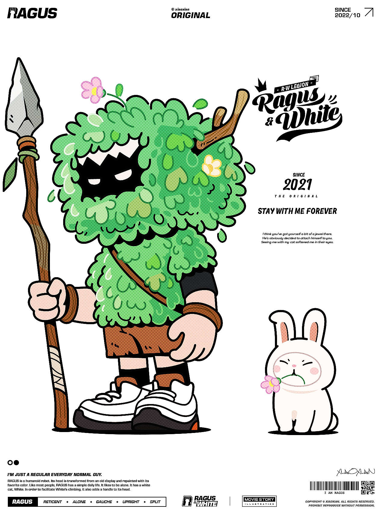 潮玩 | RAGUS & WHITE（图ZMzkyMzEwOTE2） - 手办/模玩 - 站酷设计师xiaoxian原创素材 - 站酷ZCOOL
