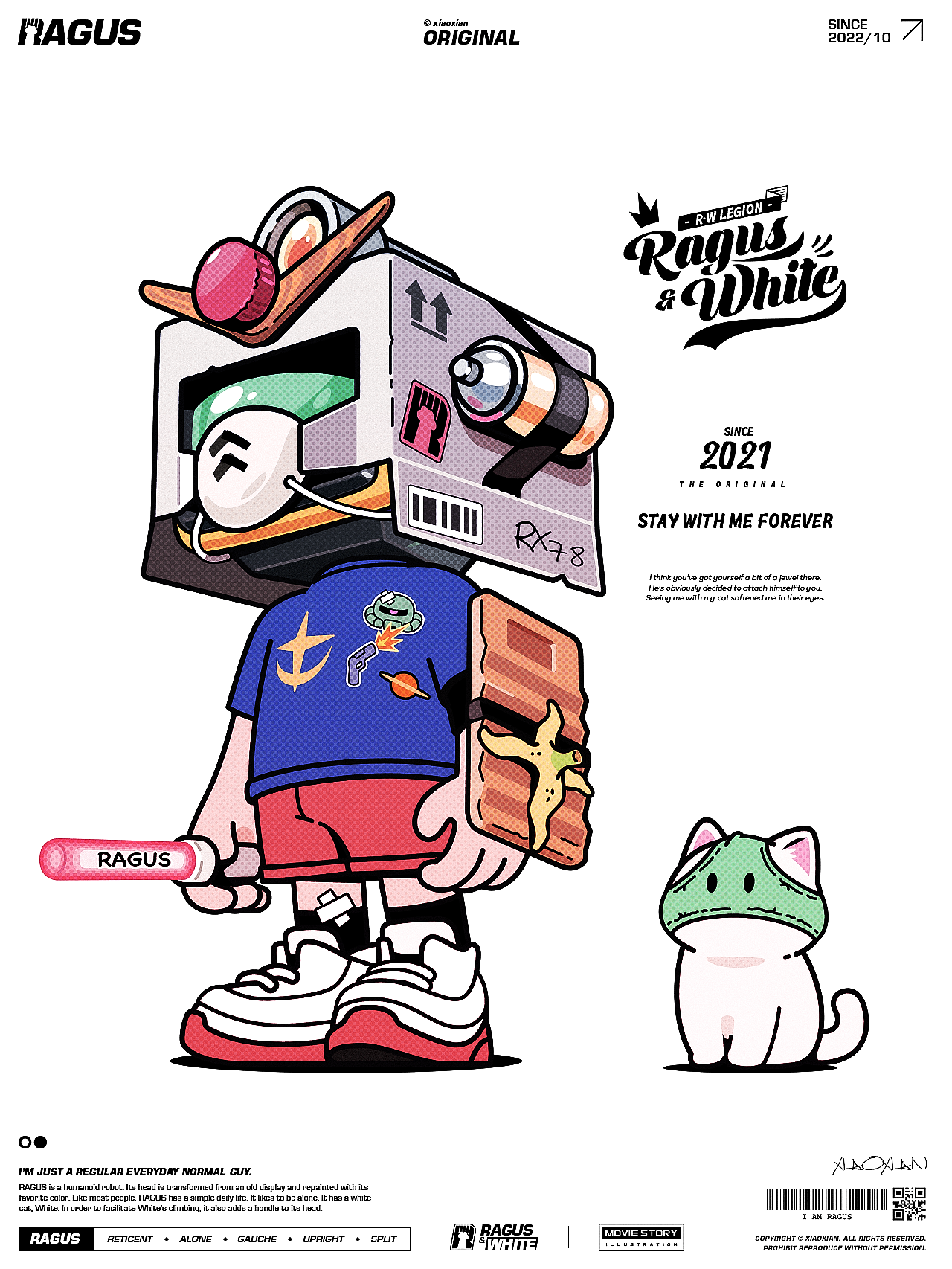 潮玩 | RAGUS & WHITE(图ZMzkyMzExMjY4) - 手办/模玩 - 站酷设计师xiaoxian原创素材 - 站酷ZCOOL