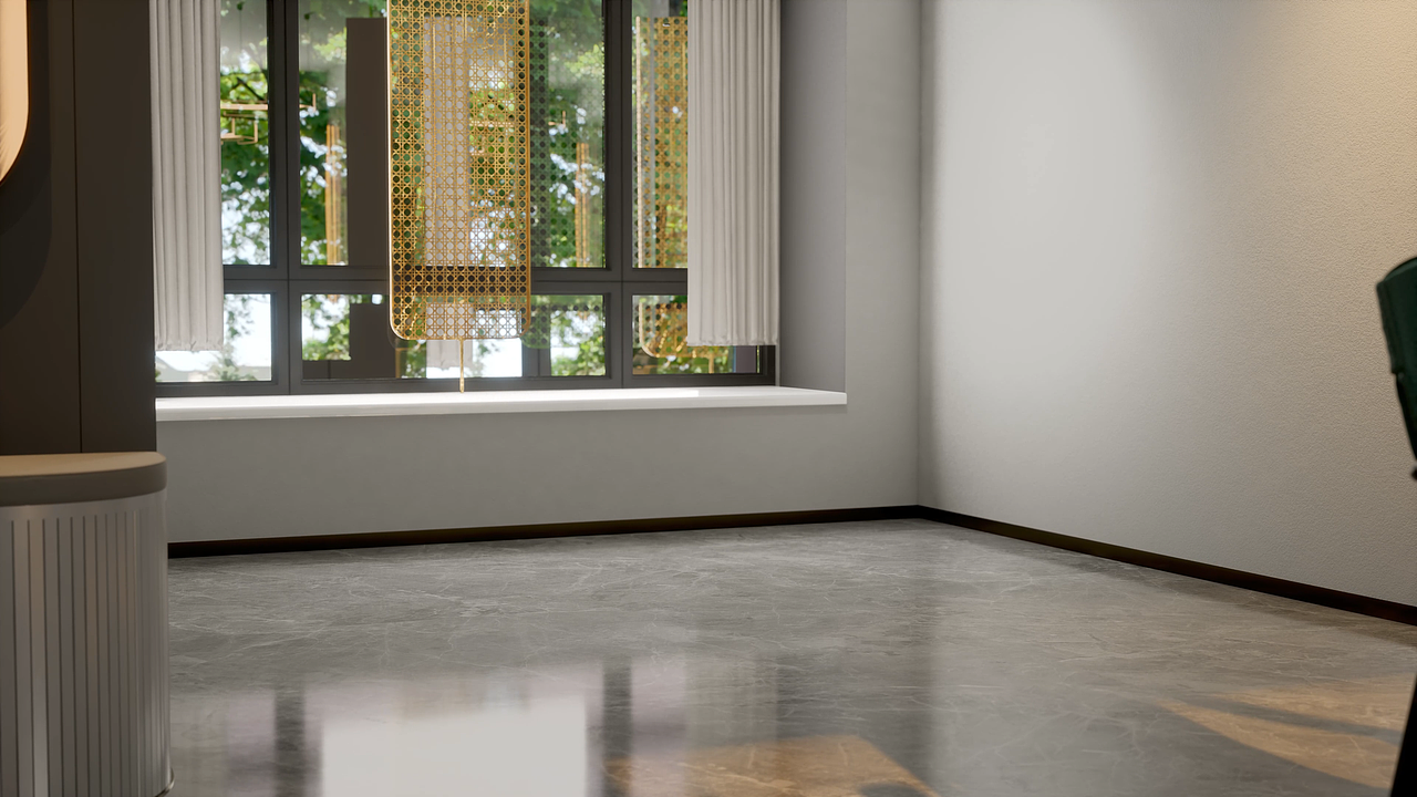 餐厅从毛坯到软装,室内家装图形动画演示2 !