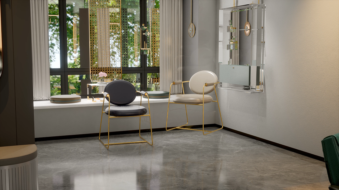 餐厅从毛坯到软装,室内家装图形动画演示2 !