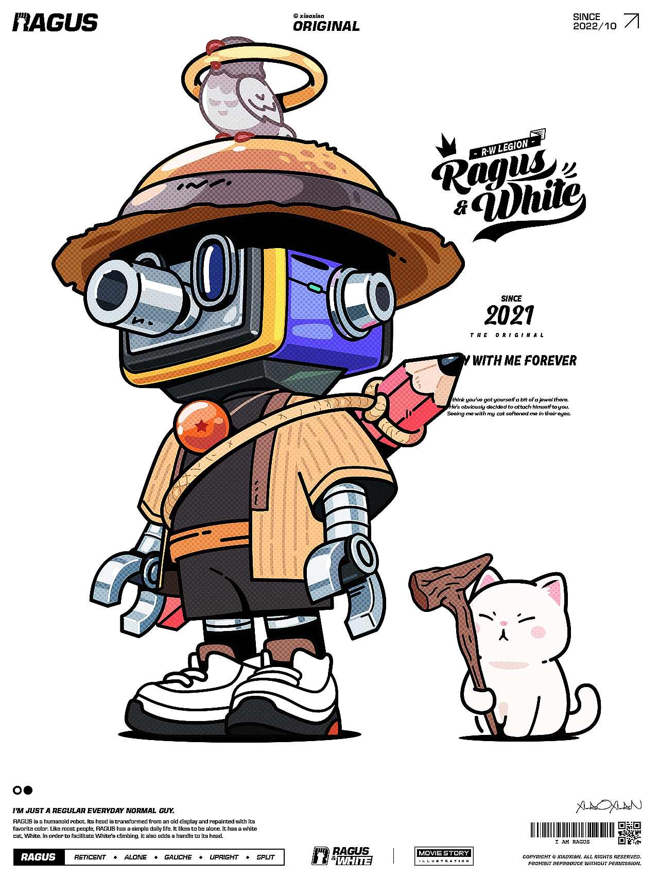潮玩 | RAGUS & WHITE（图ZMzkyMzE2ODMy） - 手办/模玩 - 站酷设计师xiaoxian原创素材 - 站酷ZCOOL
