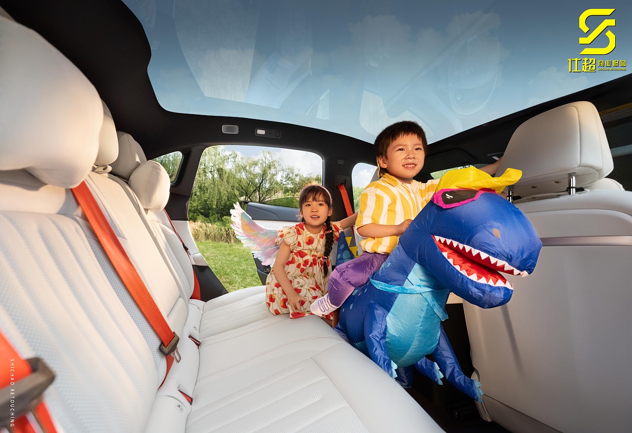 蔚来 乐道L60 汽车&人像修图+合成