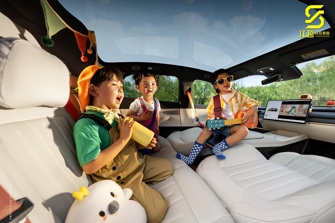 蔚来 乐道L60 汽车&人像修图+合成