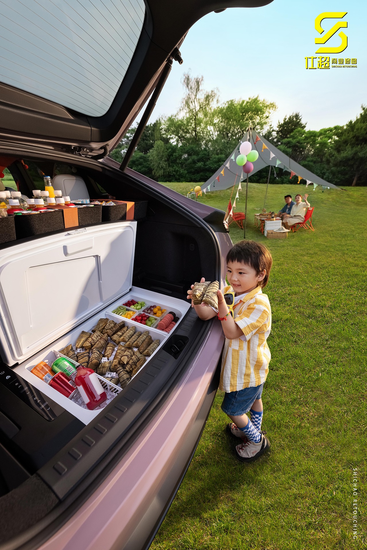 蔚来 乐道L60 汽车&人像修图+合成