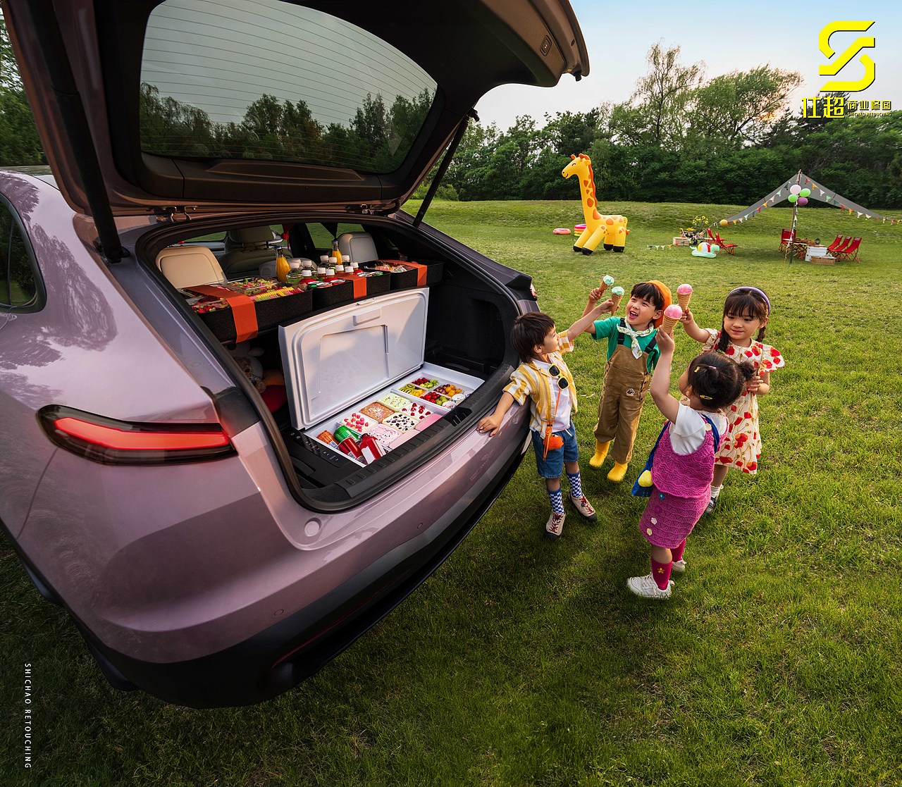 蔚来 乐道L60 汽车&人像修图+合成