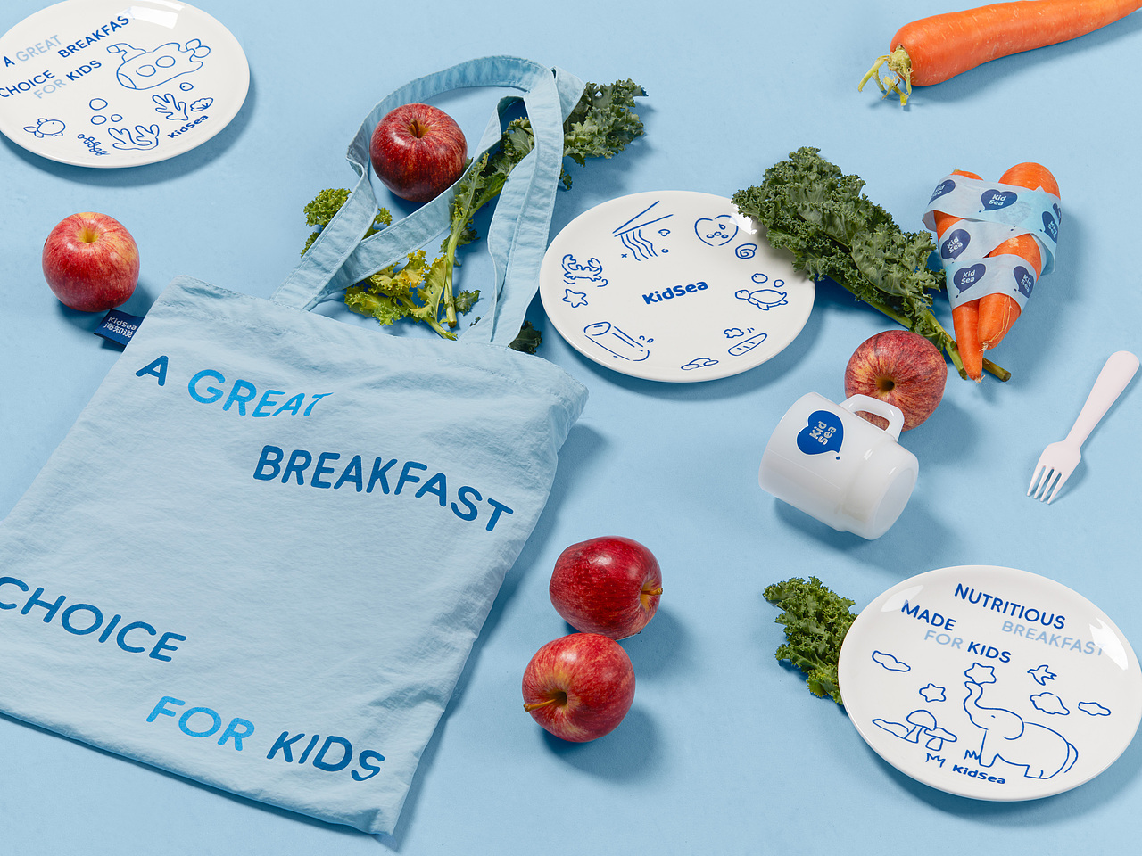 「KIDSEA」儿童母婴食品品牌全案VI设计 - ISLELESS