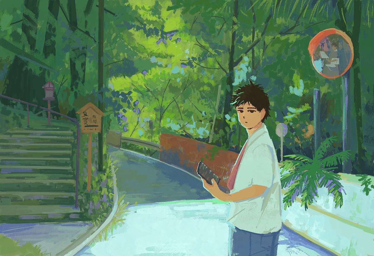🌿（图ZMzkyMzI0MDEy） - 艺术插画 - 站酷设计师银时_1原创素材 - 站酷ZCOOL