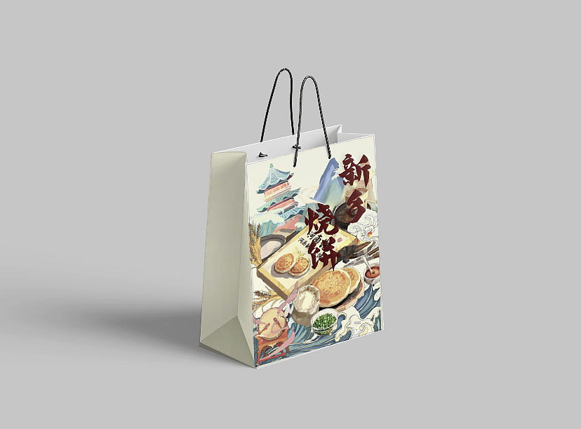 新乡烧饼包装设计