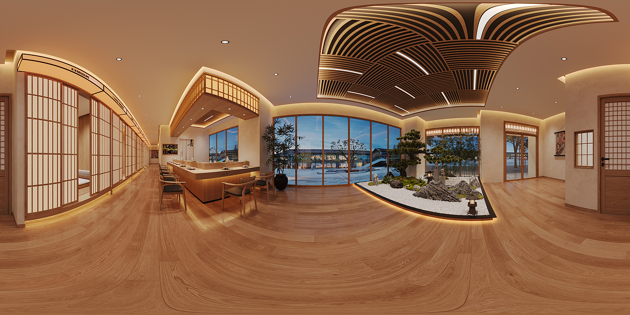 日料店（图ZMzkyMzUzNjIw） - 商业空间设计 - 站酷设计师高端视觉效果雪雪原创素材 - 站酷ZCOOL