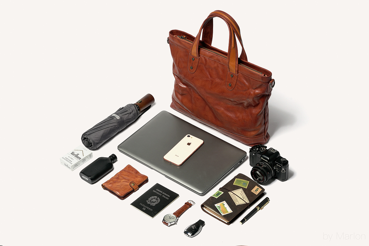 皮具摄影-男包拍摄-产品摄影-白底图