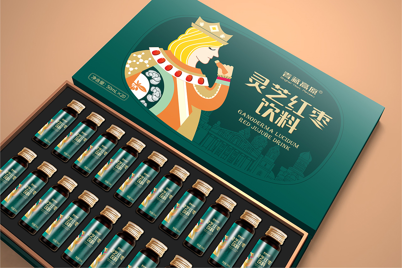 灵芝红枣饮料（图ZMzkyMzc5MjYw） - 包装 - 站酷设计师塞北蒙人原创素材 - 站酷ZCOOL