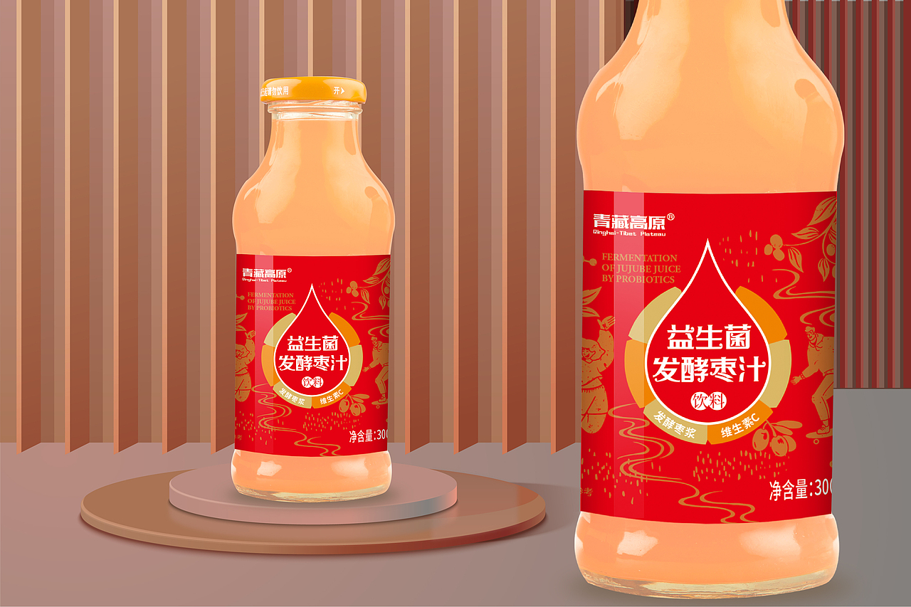 益生菌发酵枣汁（图ZMzkyMzc5MzIw） - 包装 - 站酷设计师塞北蒙人原创素材 - 站酷ZCOOL