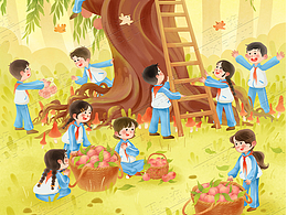 摘桃子|封面设计【附步骤】