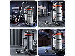 【工业吸尘器产品渲染】