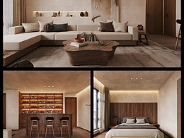 侘寂风家装效果表现