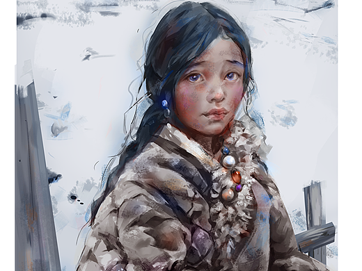 板绘，临摹艾轩老师油画（个人主页-ZNzIxMTM4ODQ=） - 绘画 - 站酷设计师阿萌546原创素材 - 站酷ZCOOL